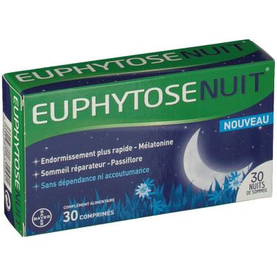 EUPHYTOSE  Nuit &agrave; la M&eacute;latonine 30 comprim&eacute;s