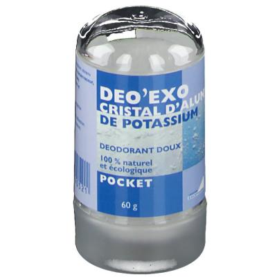 EXOPHARM  Deo'Exo Cristal d'Alun de Potassium Pocket 60 g