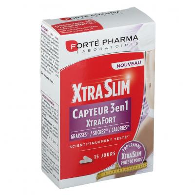 FORTE PHARMA Fort&eacute; Pharma Xtraslim Capteur 3En1 - 60 G&eacute;lules - Bo&icirc;te 60 G&eacute;lules