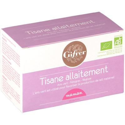 GIFRER  Tisane Allaitement Bio 20 Sachets