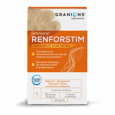 Granions Renforstim 40 capsules + 20 g&eacute;lules