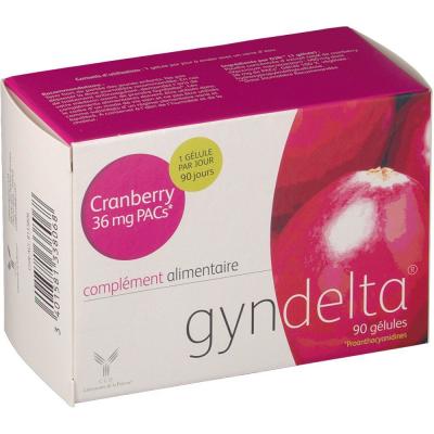 LABORATOIRE CCD  Gyndelta 90 Gel 36 mg Pacs Fr/Ang - Bo&icirc;te 90 g&eacute;lules