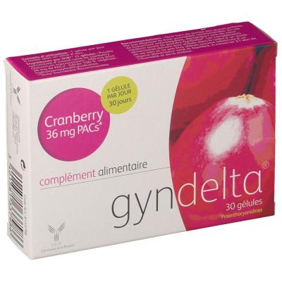 LABORATOIRE CCD  Gyndelta 30 Gel 36 mg Pacs Fr/Ang - Bo&icirc;te 30 g&eacute;lules