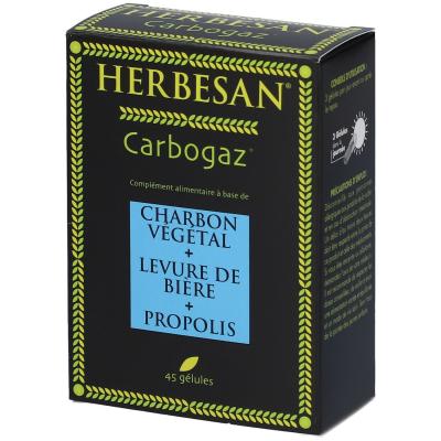 HERBESAN  Carbogaz - 45 G&eacute;lules - Bo&icirc;te 45 g&eacute;lules