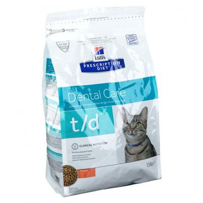 HILLS Hill's Prescription Diet T/D Dental au poulet pour chat 1.5 kg