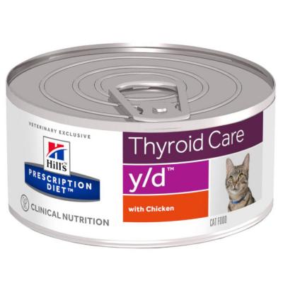 HILL S PRESCRIPTION DIET Hpd Feline Y/d Bo&icirc;te 156 GR Hill's 