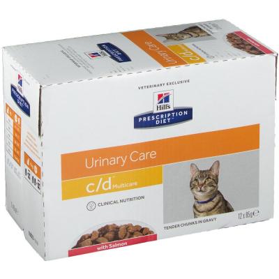 HILL S PRESCRIPTION DIET Hill's Prescription Diet&acute; c/d Aliment pour chat au saumon