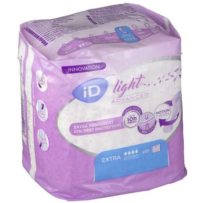 ID LIGHT  Incontinence Pads Extra 10 U.