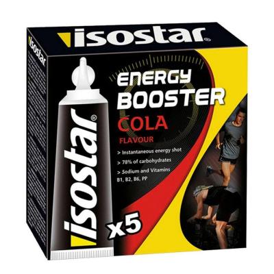 ISOSTAR Gel &Eacute;nerg&eacute;tique Energy Booster Cola 5x20g - 