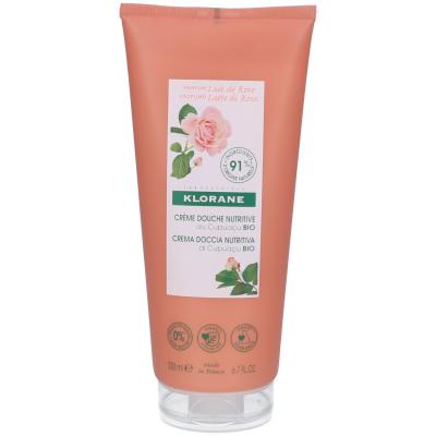 KLORANE  DOUCHE - Cr&egrave;me de Douche Nutritive Lait de Rose, 200ml
