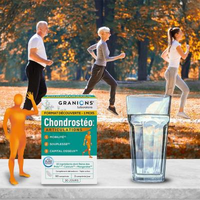 GRANIONS  Chondrost&eacute;o+ Articulations 90 Comprim&eacute;s - Bo&icirc;te 90 comprim&eacute;s