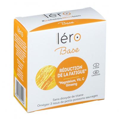 LERO  Activ' Base r&eacute;duction de la fatigue x 42 capsules