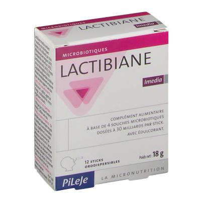 PILEJE Imedia X12 Sticks Lactibiane Orodispersible 