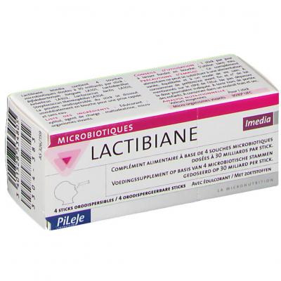 PILEJE  Lactibiane Im&eacute;dia - Boite De 4 Sticks Orodispersibles