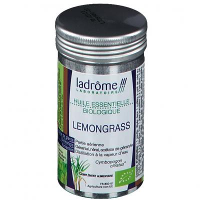 LADROME Ladr&ocirc;me Huile Essentielle Lemongrass (Cymbopogon citratus) Bio 10 ml