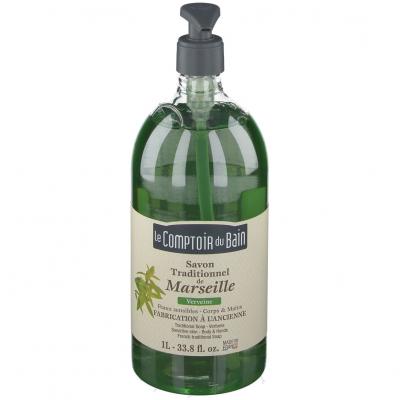 LE COMPTOIR DU BAIN  Savon Traditionnel De Marseille Verveine 1L