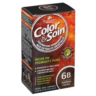 LES 3 CHENES LES 3 CH&Ecirc;NES Color&soin n&deg;6B marron cacao