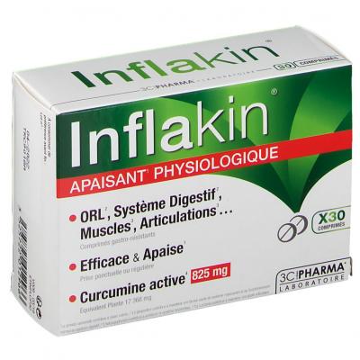 3C PHARMA LES 3 CH&Ecirc;NES Inflakin apaisant physiologique x30 comprim&eacute;s