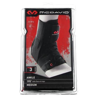 MCDAVID  Chevill&egrave;re + Velcro Noir 195 Level 3 Taille M