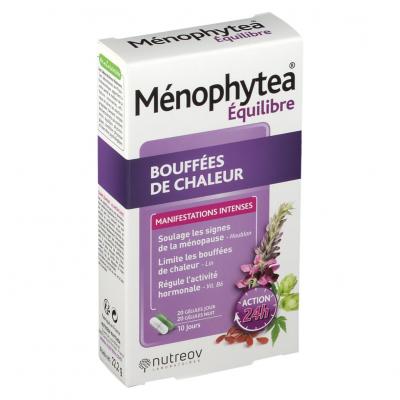 MENOPHYTEA Bouff&eacute;es De Chaleur 20 G&eacute;lules Jour + 20 G&eacute;lules Nuit M&eacute;nophytea