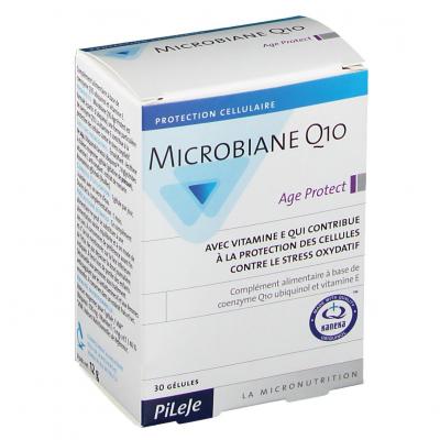 PILEJE  Microbiane Q10 age protect bo&icirc;te 30 g&eacute;lules