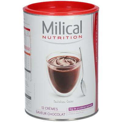 MILICAL  Cr&egrave;me Hyperprot&eacute;in&eacute;e Saveur Chocolat Format Eco 12 repas