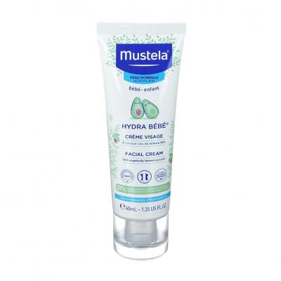 MUSTELA  cr&egrave;me visage hydra b&eacute;b&eacute; &agrave; l'avocat bio 40ml