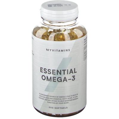 MYPROTEIN Myvitamins Omega 3 - 1000 mg 18% EPA / 12% DHA - 250G&eacute;lules