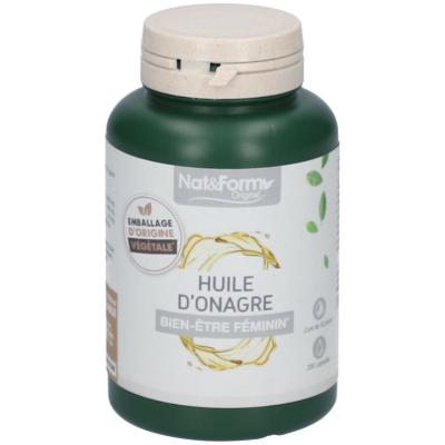 NAT & FORM Huile D'onagre Bien-&Ecirc;tre F&eacute;minin 200 Capsules Nat&Form