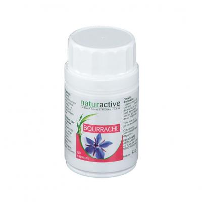 NATURACTIVE  Huile de Bourrache 60 G&eacute;lules - Bo&icirc;te 60 capsules