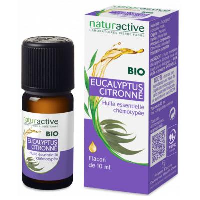 NATURACTIVE  Huile essentielle bio eucalyptus citronn&eacute;flacon 10ml