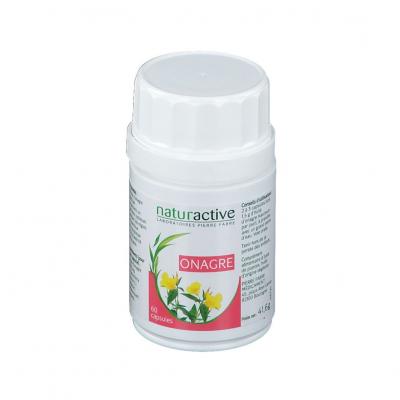 NATURACTIVE  Huile d'Onagre 60 G&eacute;lules - Bo&icirc;te 60 capsules