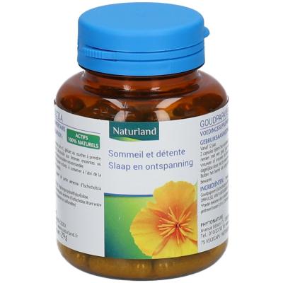 NATURLAND  Escholtzia 75 V&eacute;g&eacute;caps - Bo&icirc;te plastique 75 v&eacute;g&eacute;caps