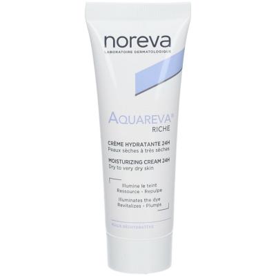 NOREVA  Aquareva Cr&egrave;me Hydratante 24H Texture Riche 40mL