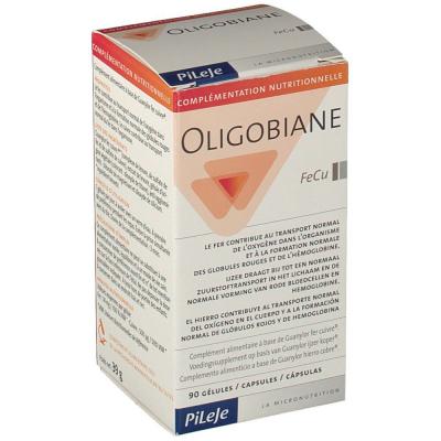 PILEJE  Oligobiane FeCu pot 90 g&eacute;lules