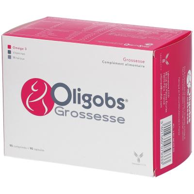 LABORATOIRE CCD Oligobs Grossesse, 90 Comprim&eacute;s avec 90 Capsules