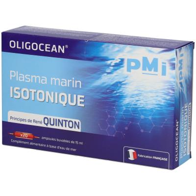 OLIGOCEAN Pmi (Plasma Marin Isotonique) 20 Ampoules de 15ml
