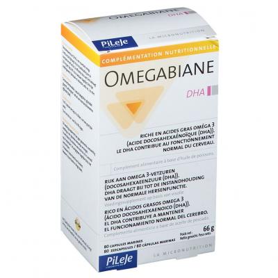 PILEJE  Omegabiane DHA bo&icirc;te 80 capsules