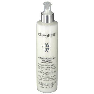 ONAGRINE  Lait Velours D&eacute;maquillant 200 ml - Flacon-Pompe 200 ml