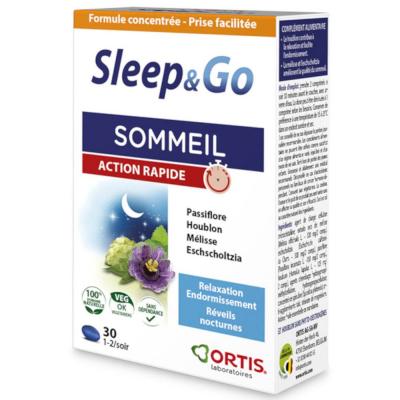 ORTIS  Sleep&go 30 Comprim&eacute;s - Bo&icirc;te 30 comprim&eacute;s