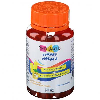 PEDIAKID Ineldea Om&eacute;ga 3 Jelly Beans avec 60 unit&eacute;s