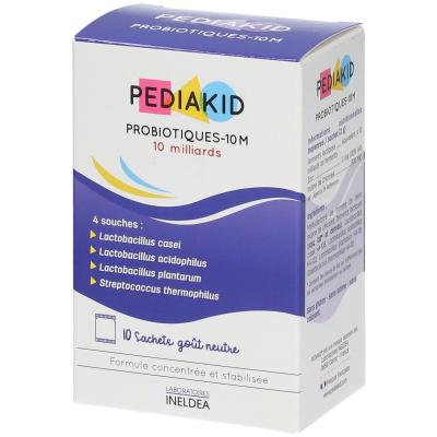 PEDIAKID  Probiotiques 10 M - D&egrave;s 12 mois - 10x2 g