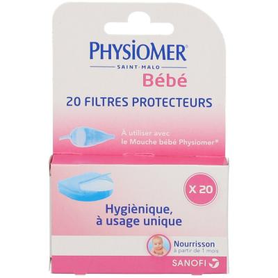 PHYSIOMER  Mouche-B&eacute;b&eacute; Recharge 20 Filtres Protecteurs