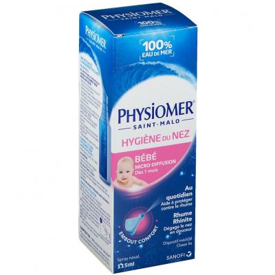 SANOFI Physiomer Hygi&egrave;ne Nasale Nourrissons MicroDiffusion 115ml
