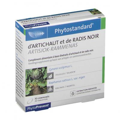 PILEJE  PhytoPrevent Phytostandard Artichaut et Radis Noir 30 Comprim&eacute;s