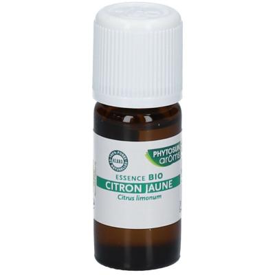 PHYTOSUN AROMS Essence de Citron Jaune Bio flacon pompe 10 ml