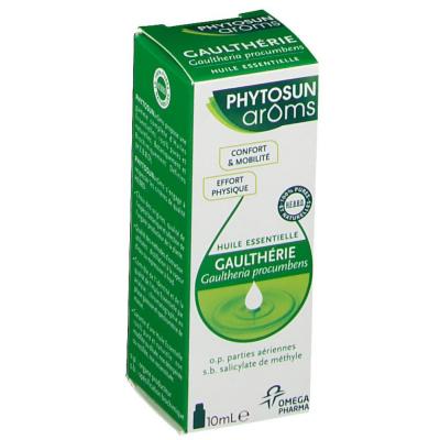 PHYTOSUN  ar&ocirc;ms huile essentielle gaulth&eacute;rie 10ml