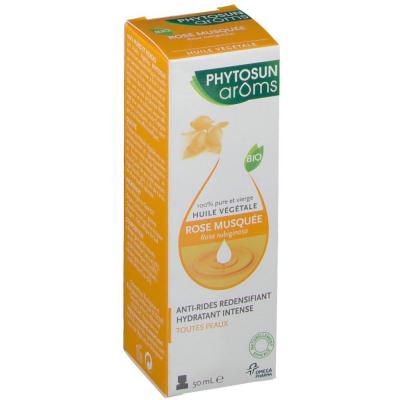 PHYTOSUN  Ar&ocirc;ms Huile v&eacute;g&eacute;tale bio de Rose musqu&eacute;e flacon 50ml