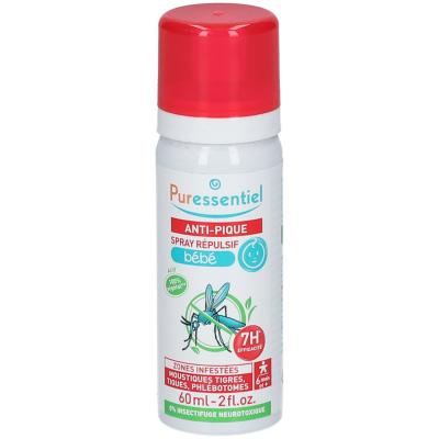 Puressentiel Anti-Pique B&eacute;b&eacute; Spray R&eacute;pulsif Moustiques 60ml