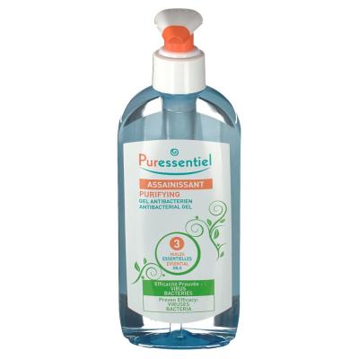 PURESSENTIEL  Antibact&eacute;rien gel hydro alcoolique flacon 250ml
